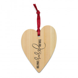 Jesus His Will, His Way - Wooden Ornaments